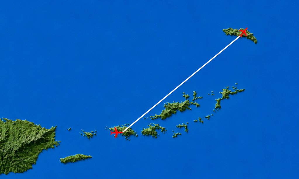 Private flights from St. Thomas to Anegada with Island Birds