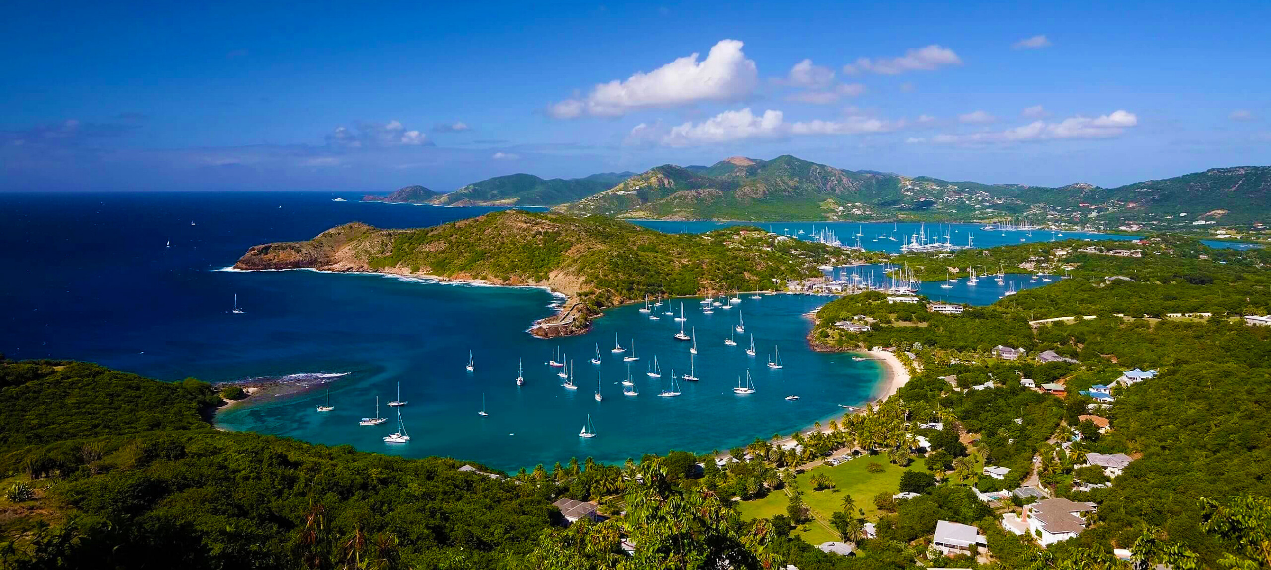 Jolly Harbour, Antigua in the Caribbean
