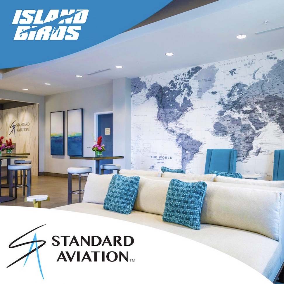 Standard Aviation private FBO in St. Thomas used for private charter flights