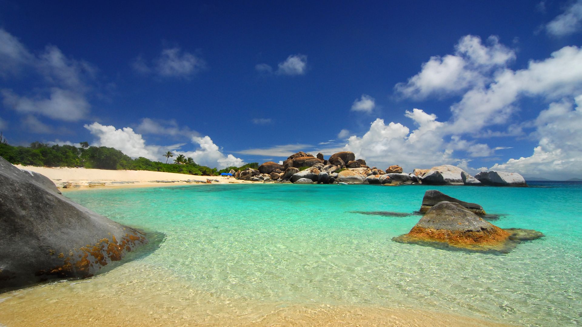 Devils Bay on Virgin Gorda in the British Virgin Islands